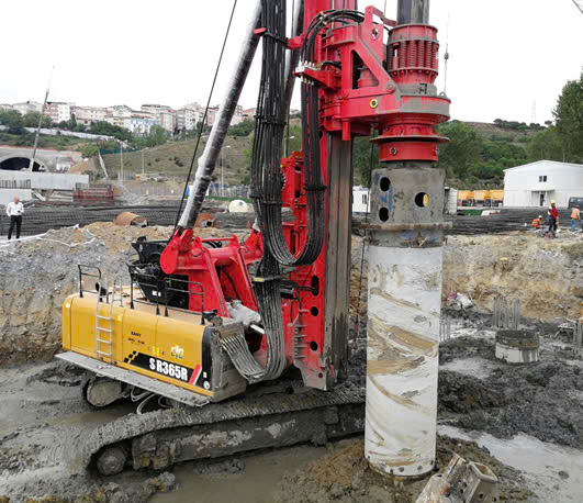 khoan cọc nhồi đường kính lớn