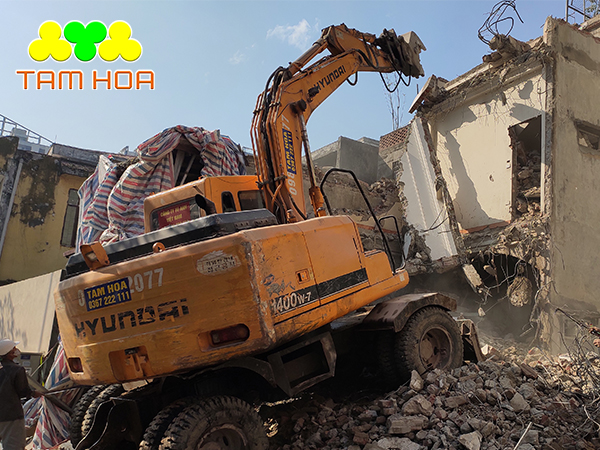Phá dỡ nhà tại huyện Tiên Lãng - Hải Phòng (Tam Hoa)