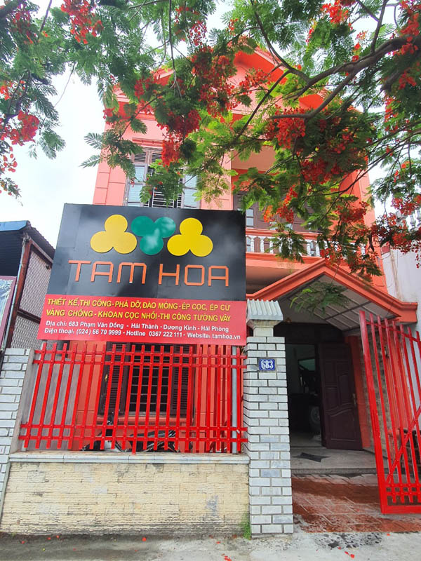 về trụ sở văn phòng công ty cổ phần xây dựng tam hoa